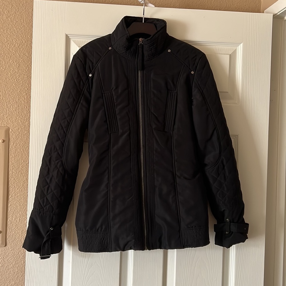 Zara Black Bomber Jacket XL